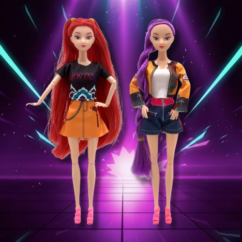 Poupées Huntrix Demon Hunters