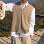 Pull Coréen Homme en Col V