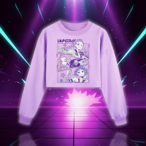 Pull Crop KPop Huntrix pour Enfant