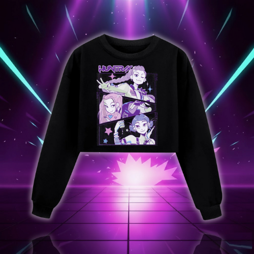 Pull Crop KPop Huntrix pour Enfant