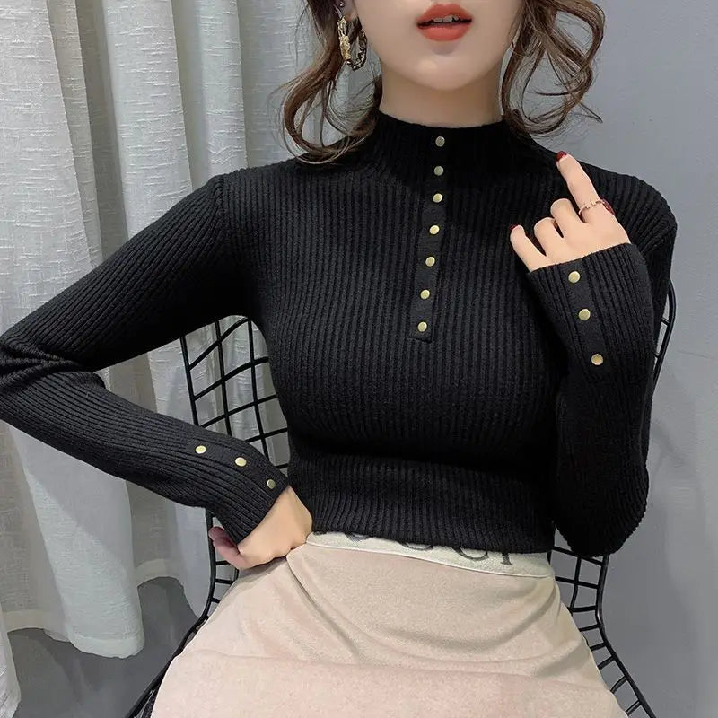 Pull Korean Côtelé pour Femme