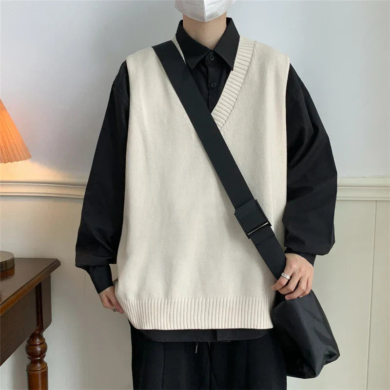 Pull Sans Manches Homme