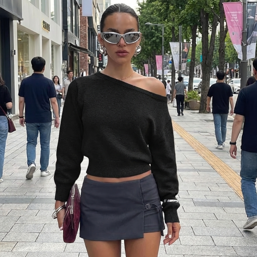 Pull Coréen One Shoulder