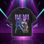 Rumi and Jinu KPop Demon Hunters T Shirt Summer  Street Style T Shirts Cotton Fashion Tee Shirt For Men Short Sleeve Simple Tops