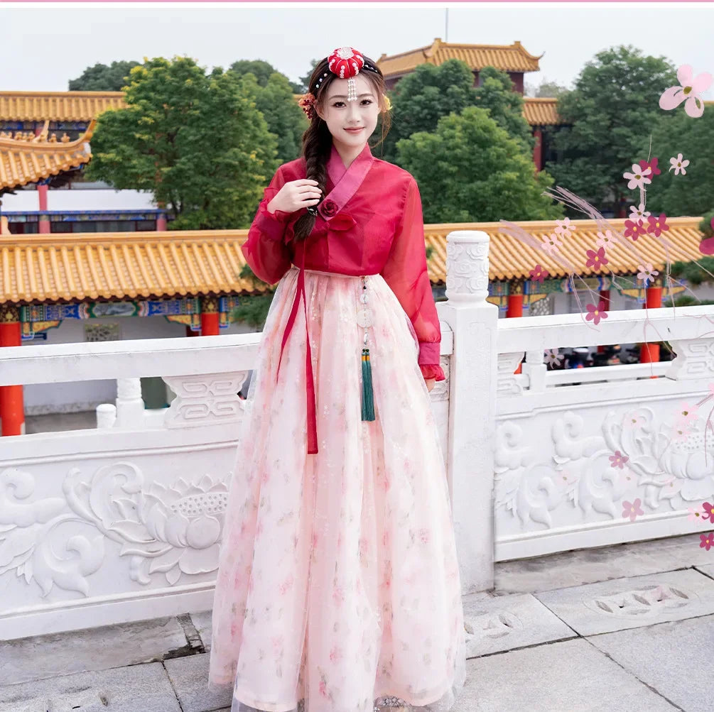 Robe Hanbok Coréenne pour Femmes