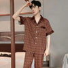 Pyjama Korean Homme Marron