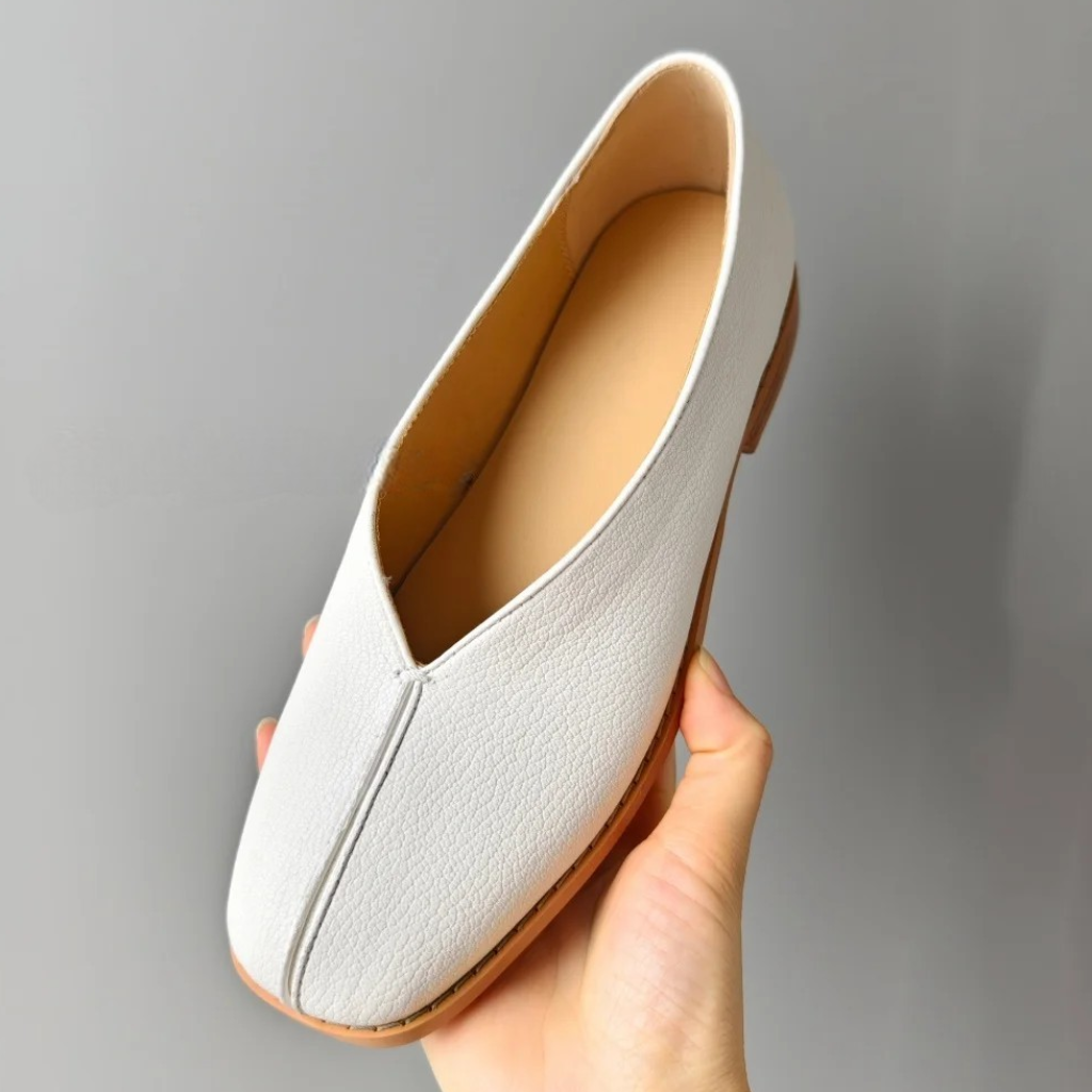 Ballerine Femme en Cuir