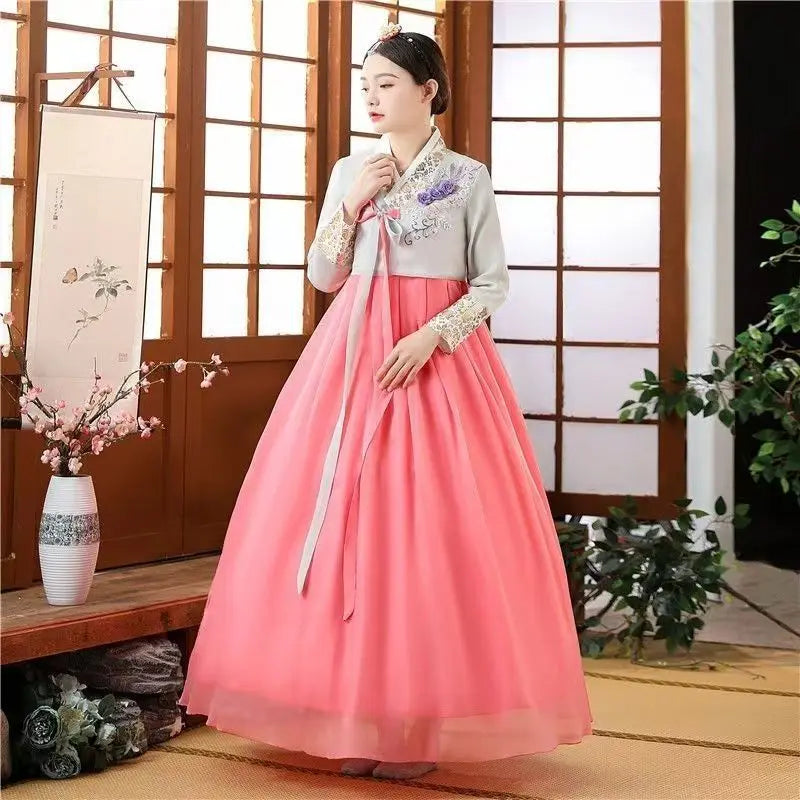 Hanbok Femme Manche Longue