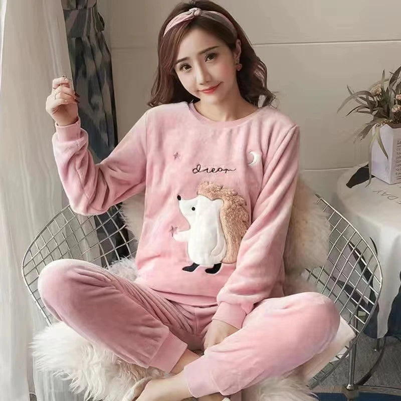 Pyjama Doux et Chaud pour Femme