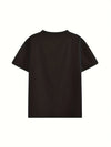 T-shirt Coréen Oversize Noir