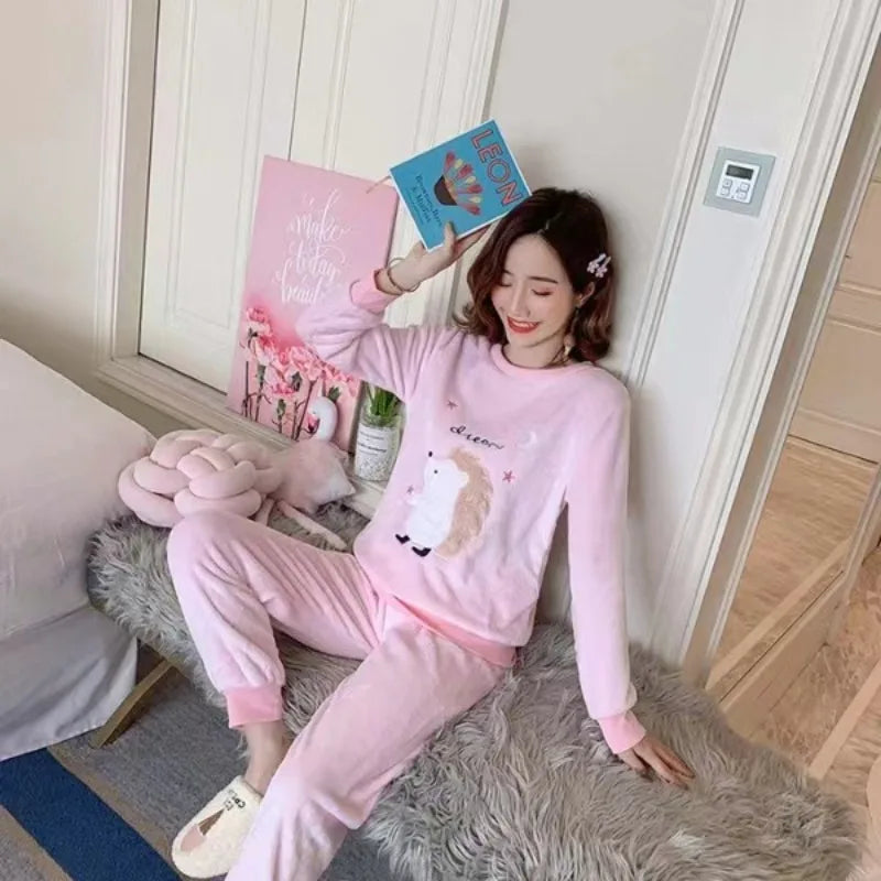 Pyjama Doux et Chaud pour Femme
