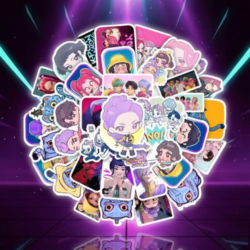 Stickers KPop Demon Hunters 50pcs