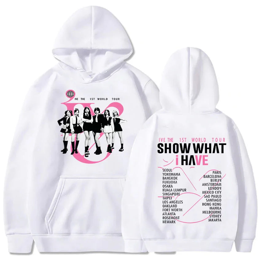 Sweat à Capuche KPOP - Tour du Monde IVE
