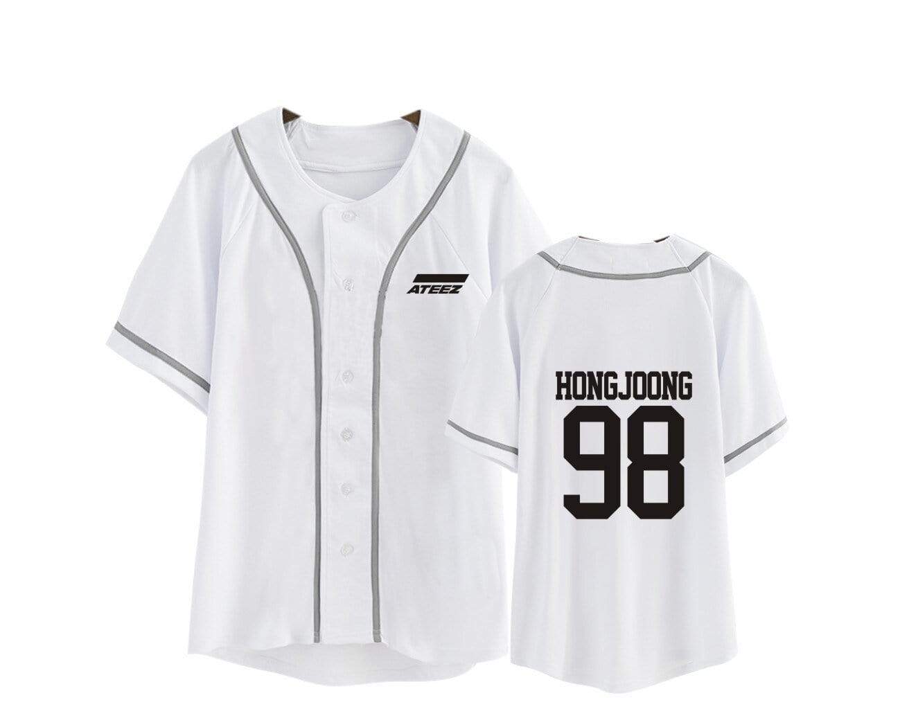 T-Shirt Ateez Cardigan Blanc