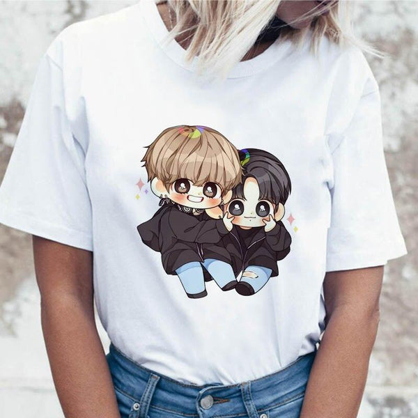 bts 公式グッツ Tシャツ JUNGKOOKver T-Shirt BTS - Jungkook Taehyung Kawaii | Boutique KPOP
