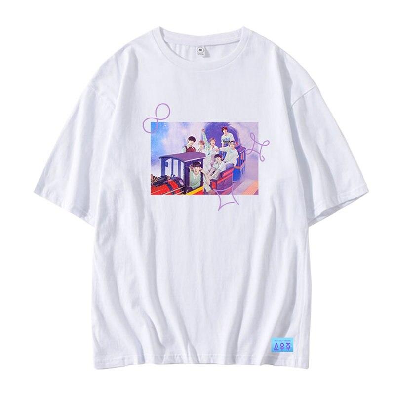 T-Shirt BTS Muster Sowoozoo Blanc