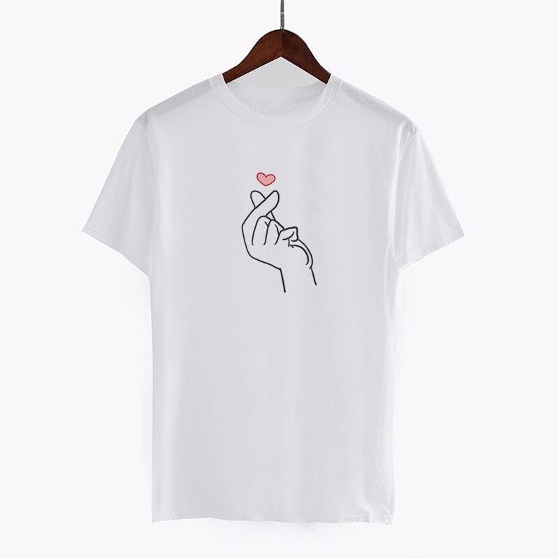 T-Shirt Finger Heart