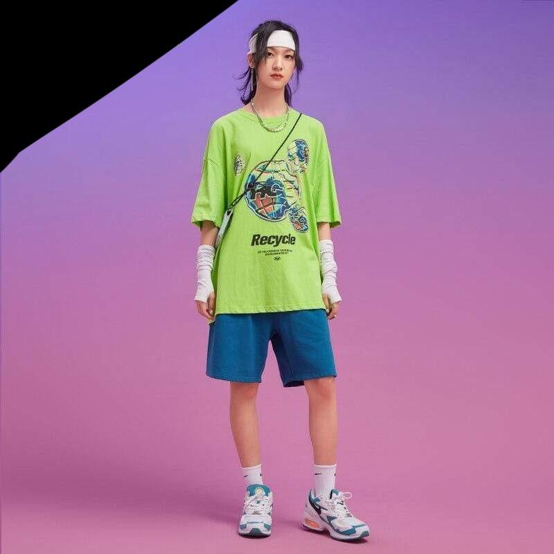 T-Shirt Oversize World Recycle