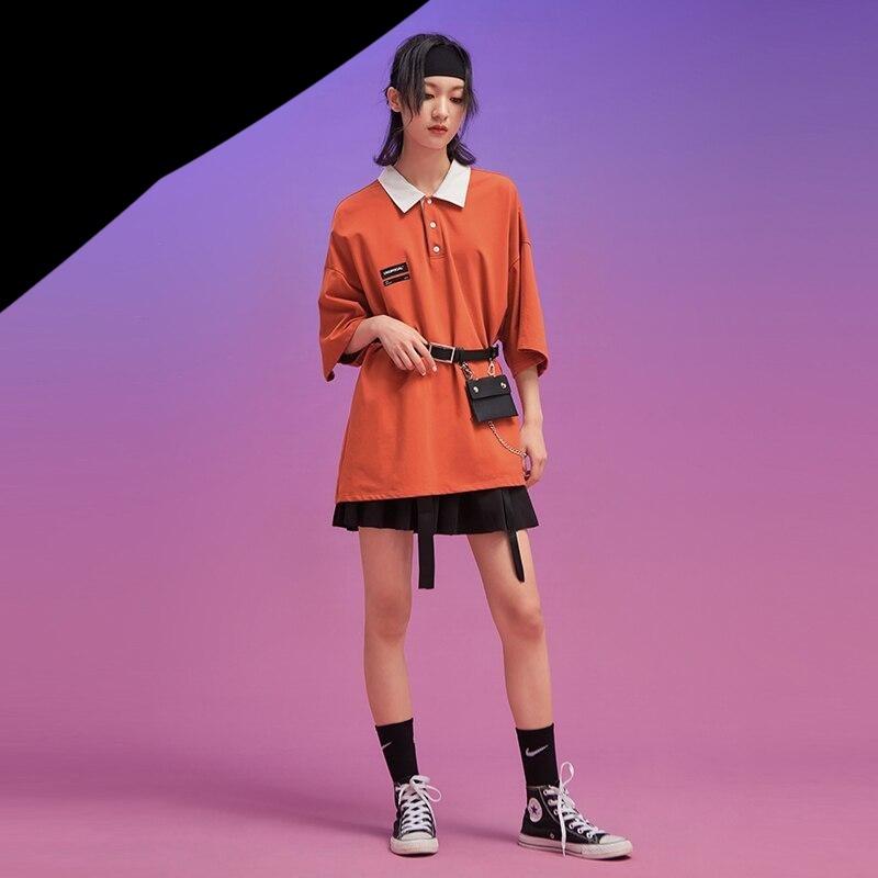 T-Shirt Polo Oversize Coréen