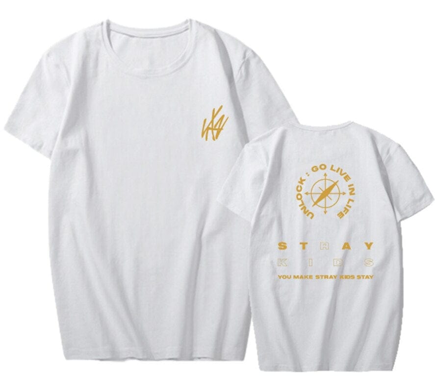 T-Shirt Stray Kids Unlock : GO
