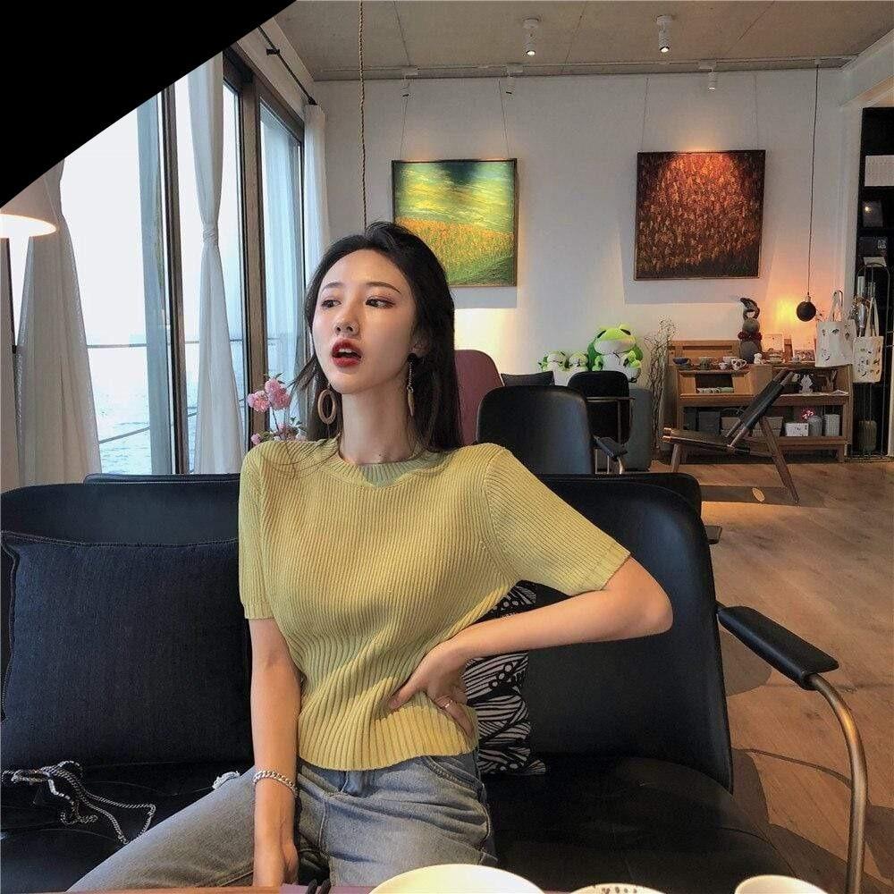 T-Shirt Uzzlang Fashion