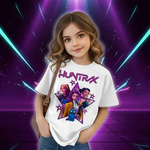 T-shirt Blanc KPop Demon Hunters Huntrix Enfant