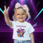 T-shirt Blanc KPop Demon Hunters pour Enfant