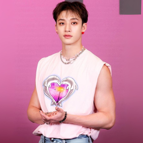 T-shirt Coeur KPOP Bang Chan - Groupe Stray Kids