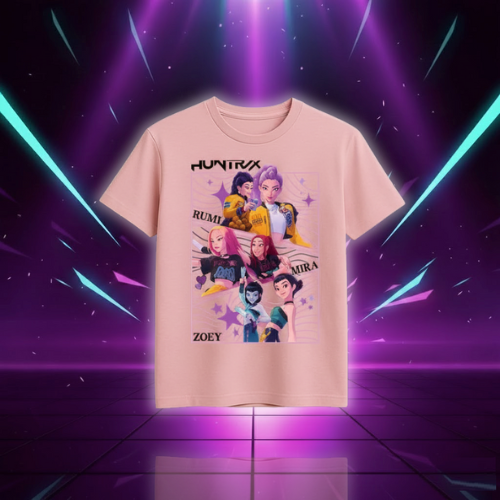 T-shirt Coréen Huntrix Demon Hunters