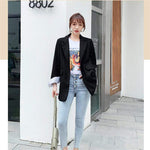 Veste longue noir ulzzang