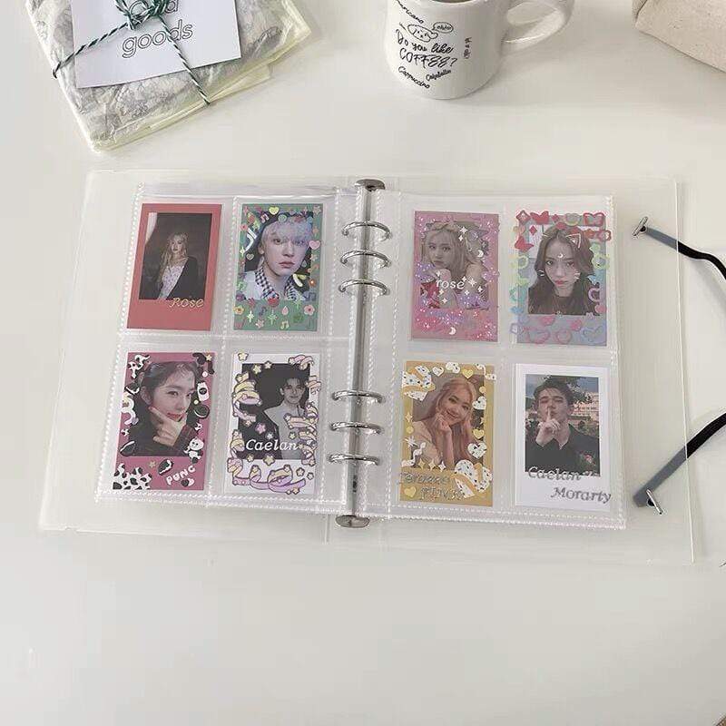 A5 Binder Storage Collect Book Korea idol Photo Organizer Journal Diary Agenda Planner Bullet Cover School Stationery