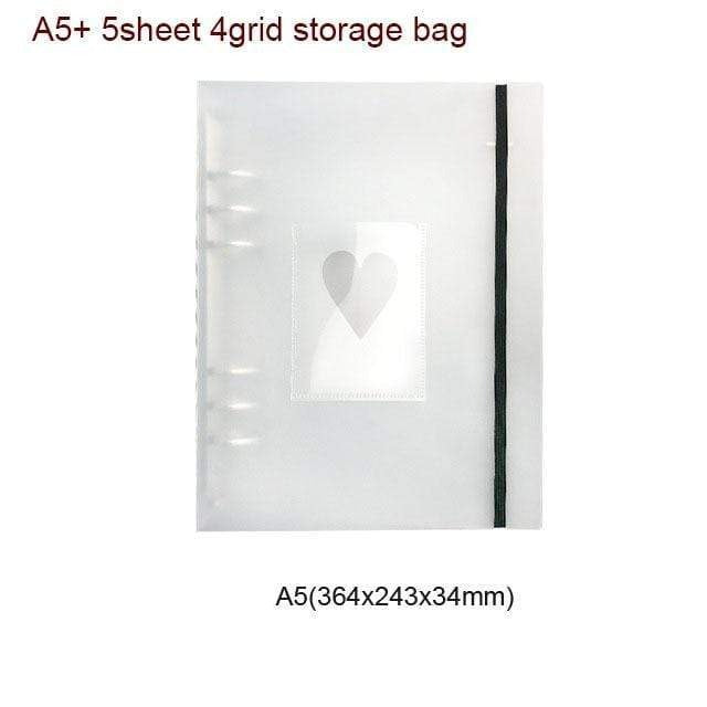 A5 Binder Storage Collect Book Korea idol Photo Organizer Journal Diary Agenda Planner Bullet Cover School Stationery