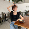 Blouse Korean Top Backless