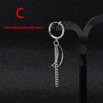 Boucle d'oreilles lunaire