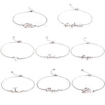 Bracelet ajustable argenté BTS