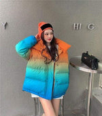 Doudoune Tricolore Degradé