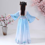 Hanbok Enfant Bleu Ciel