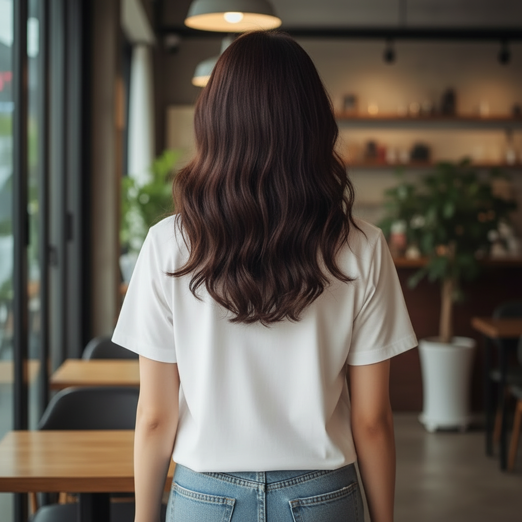 T-shirt Korean imprimé Cartoon