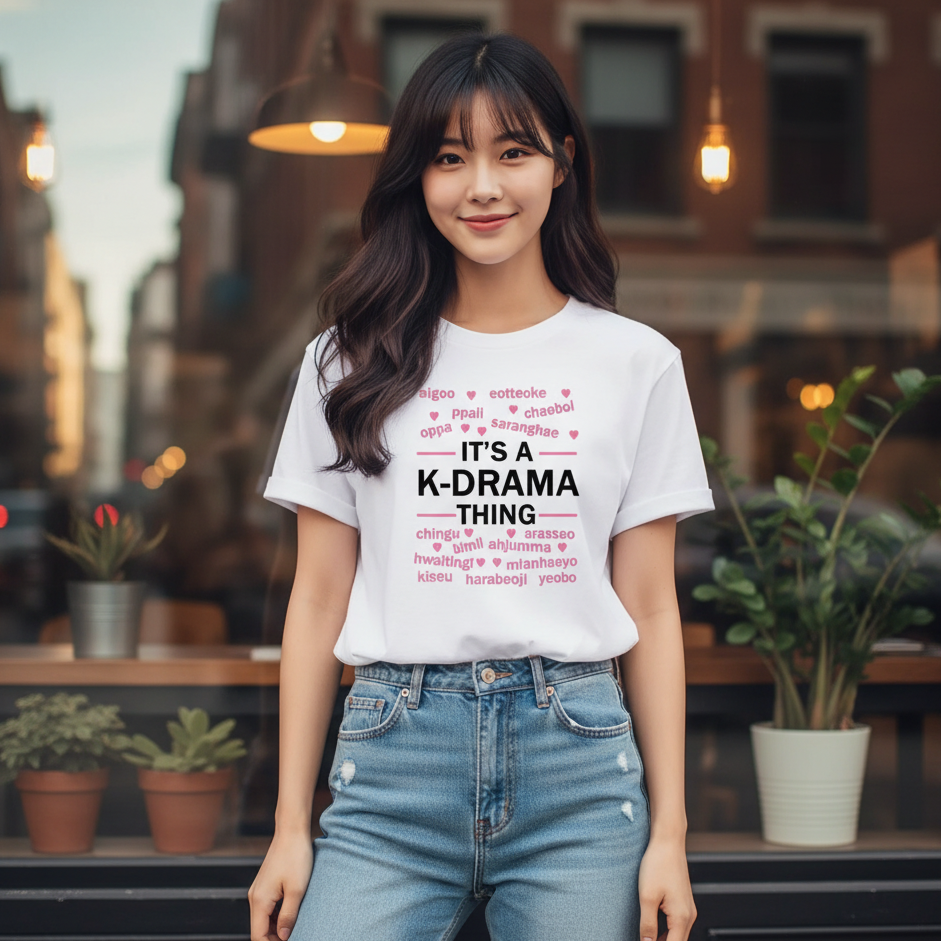 T-shirt Korean Style K-Drama