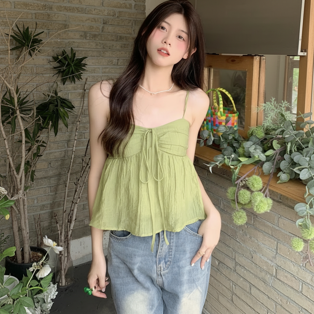Camisole Coréen en Lin