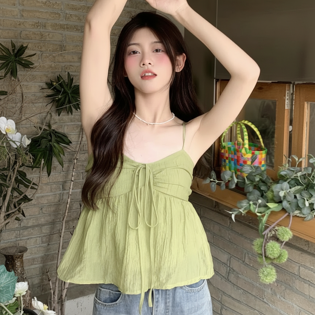 Camisole Coréen en Lin