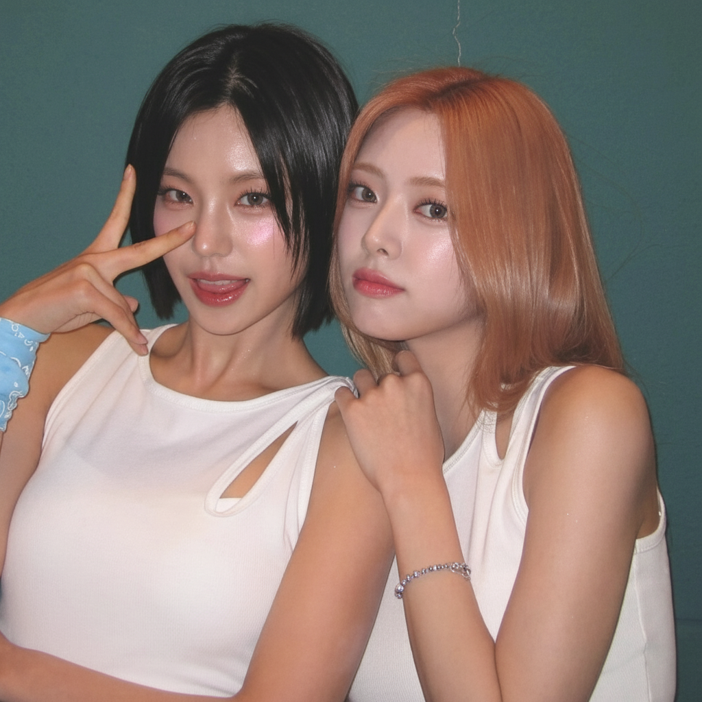 Crop Top KPOP Asymétrique Yeji - Groupe ITZY