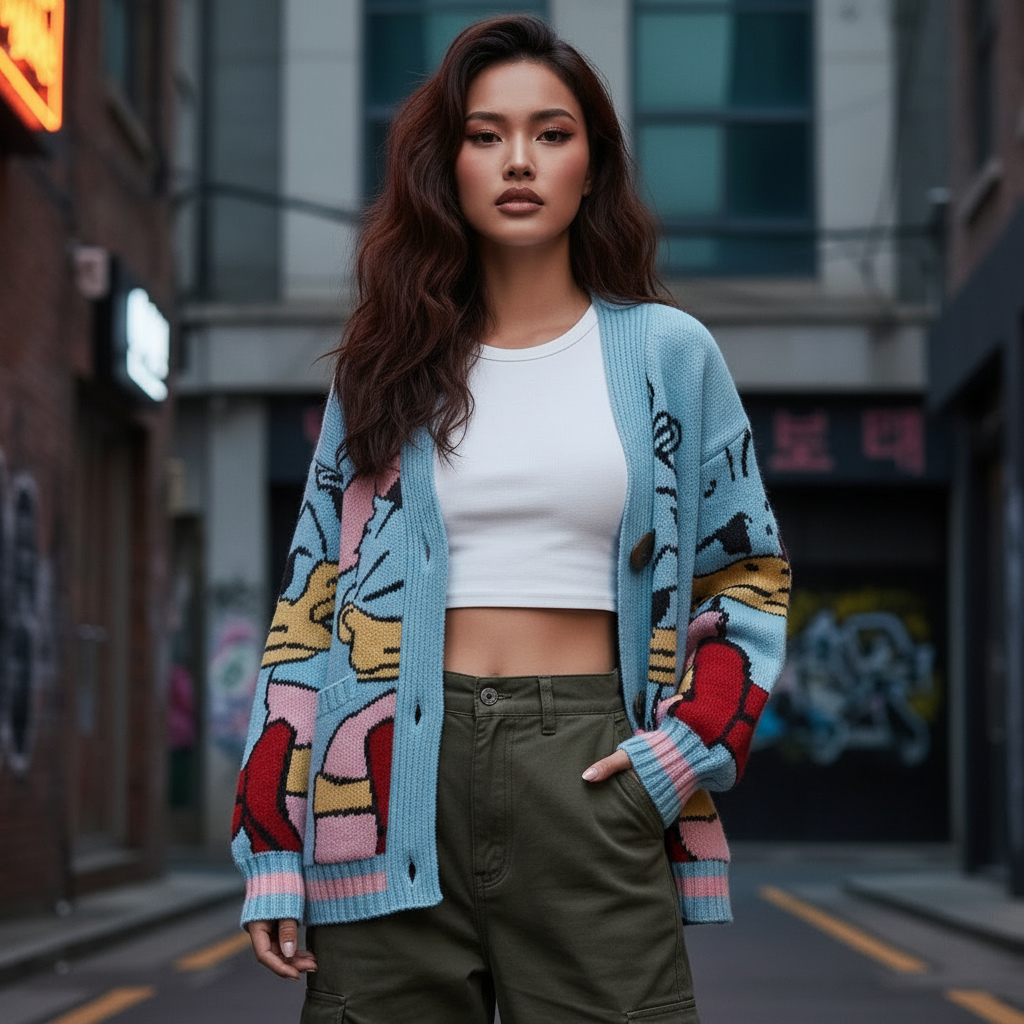 Pull Cardigan Animé