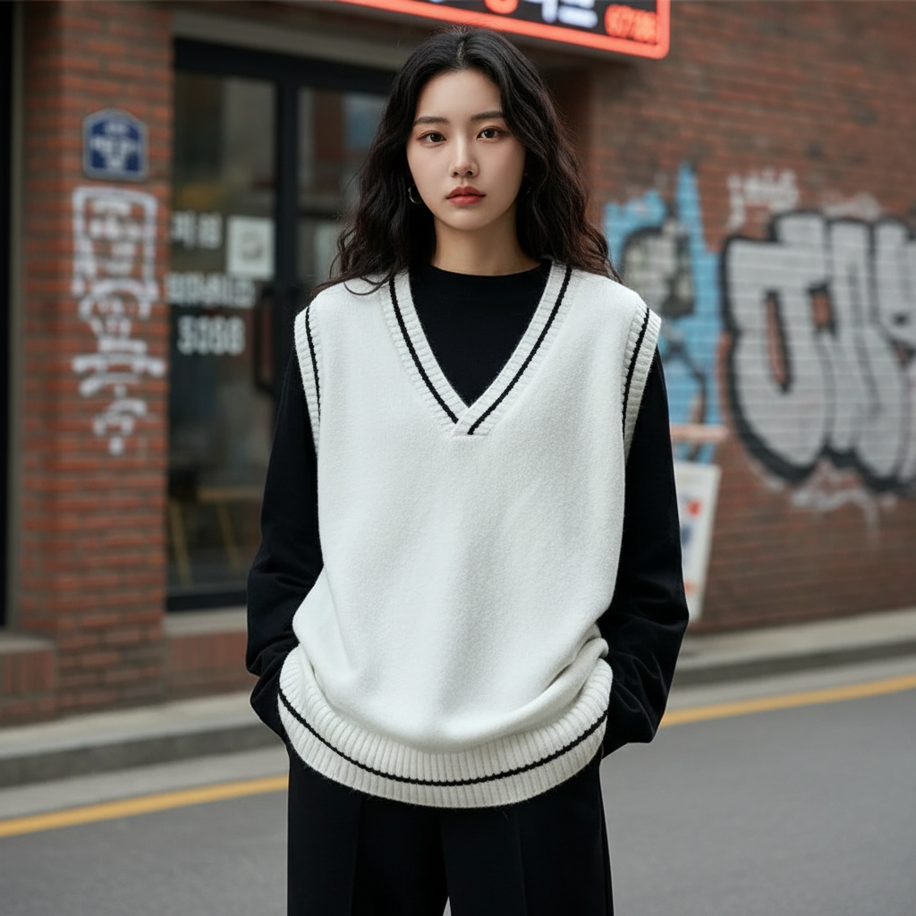 Pull Oversize Sans Manches