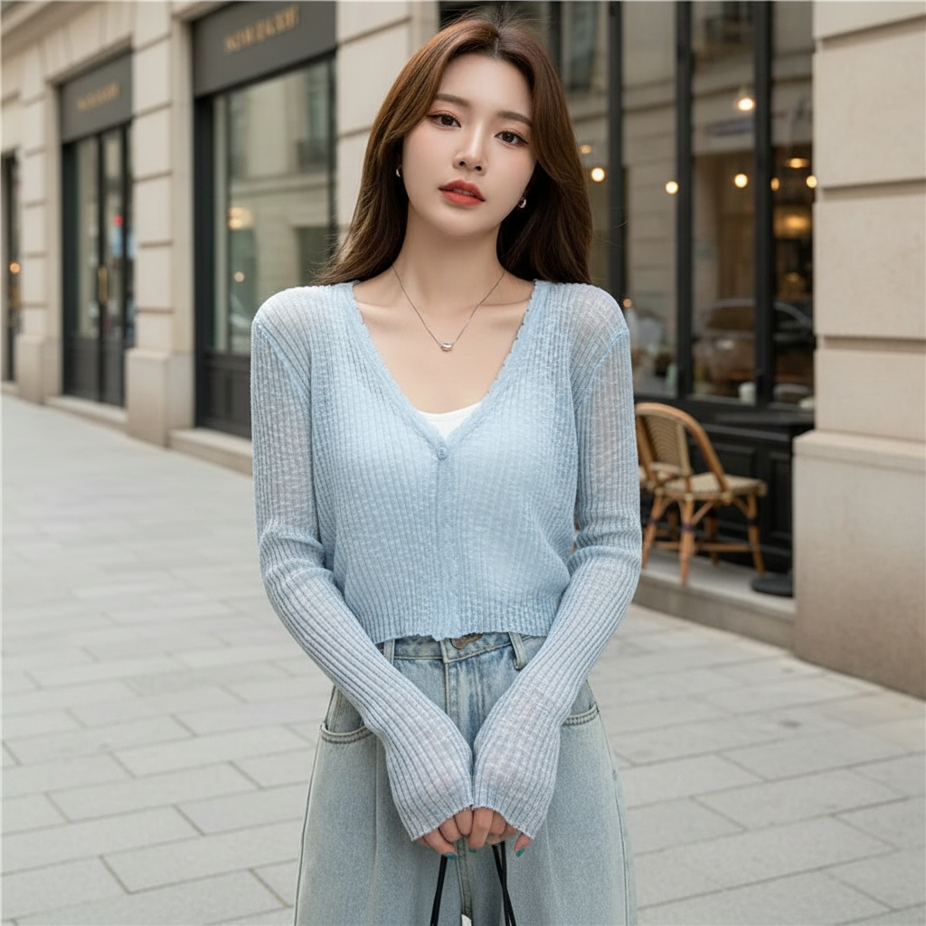 Cardigan Coréen Léger