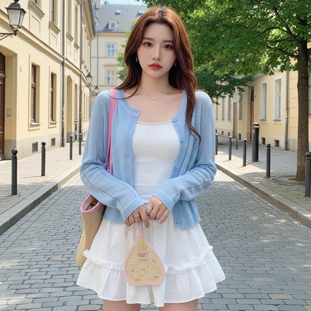 Cardigan Fin Style Coréen