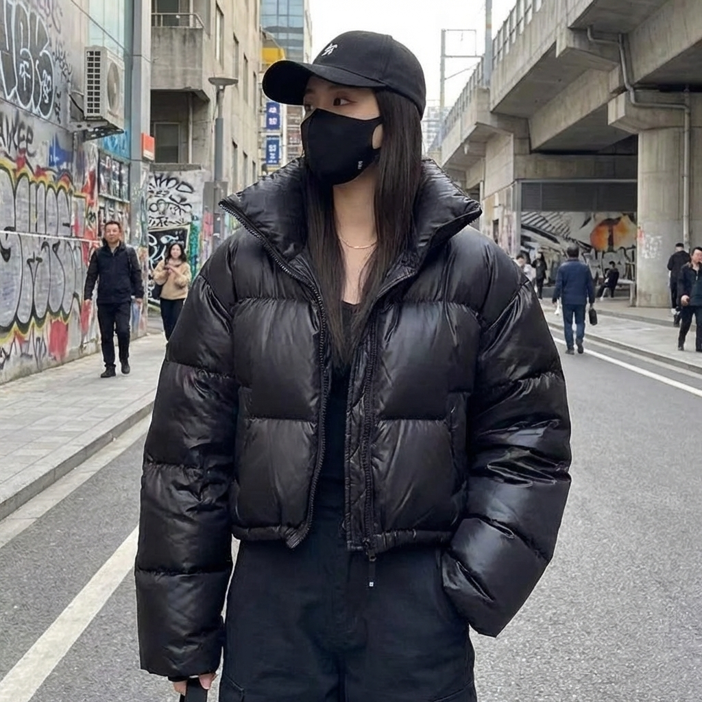 Doudoune Korean Courte Rembourrée