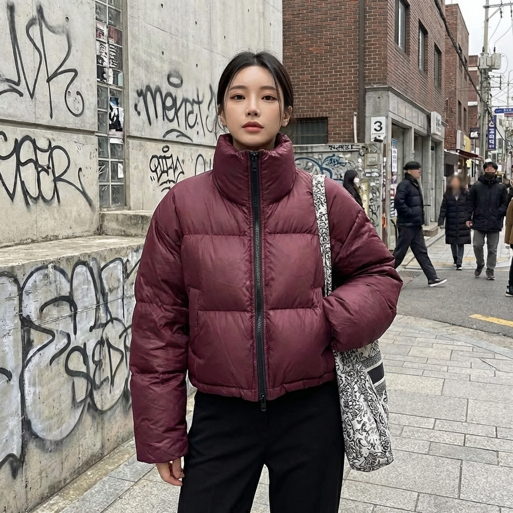 Doudoune Korean Courte Rembourrée
