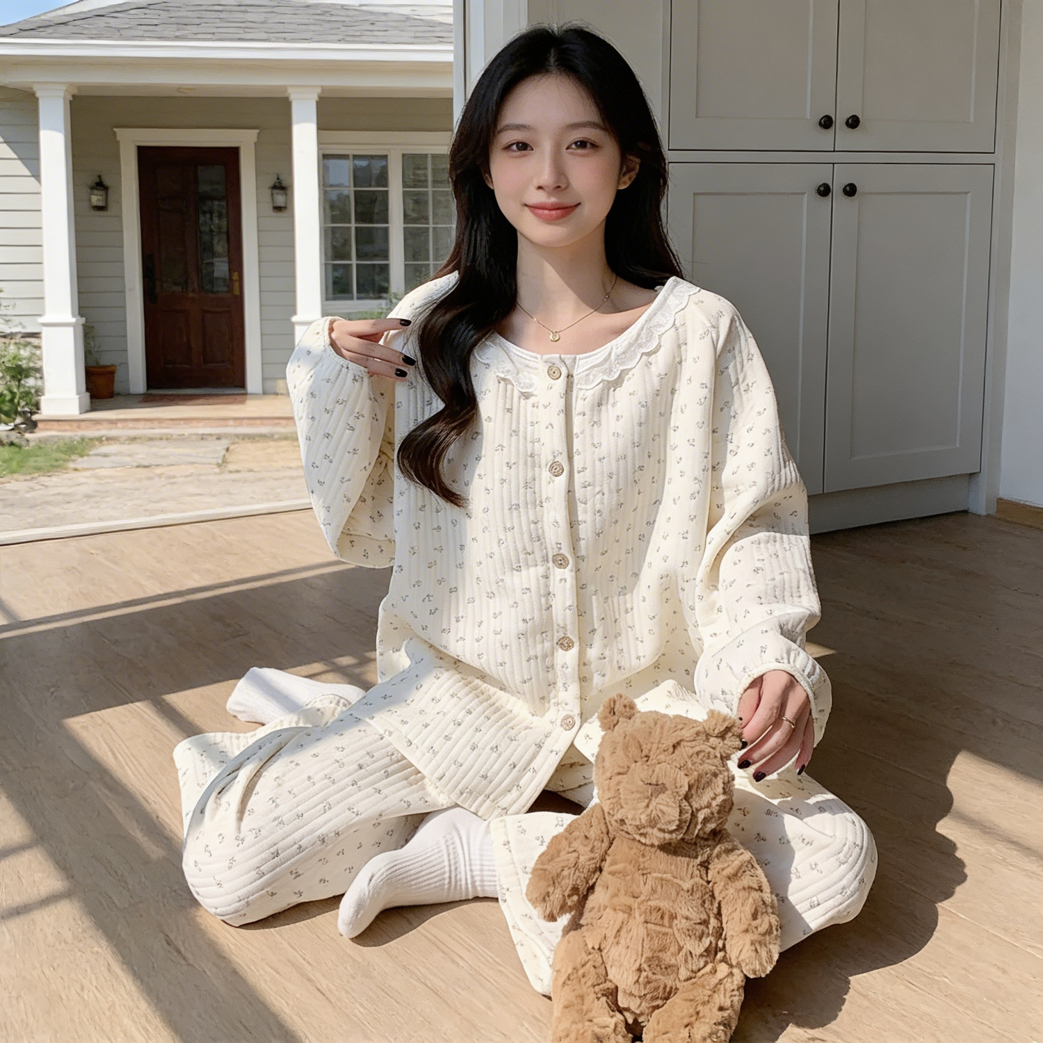 Pyjama Coréen Floral