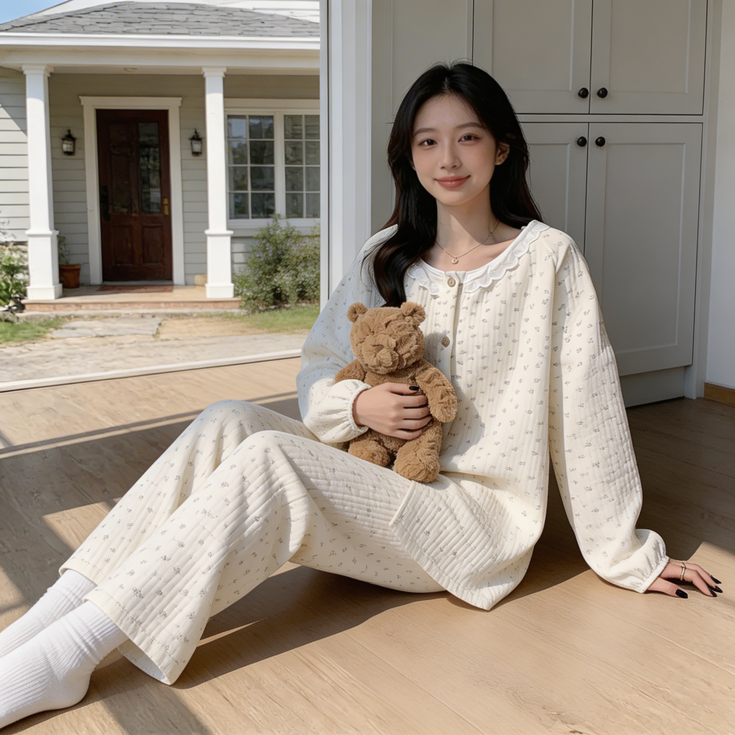 Pyjama Coréen Floral